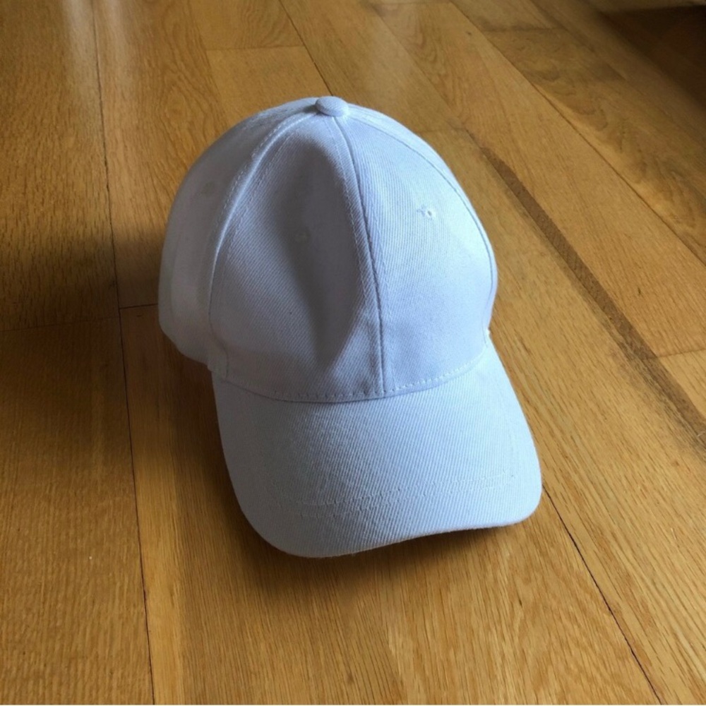 White baseball cap